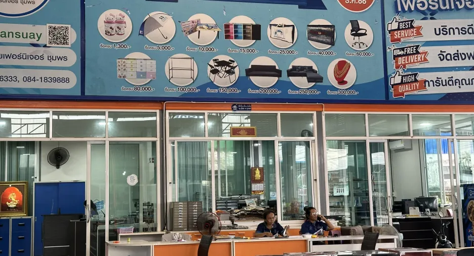 À vendre et à louer 5 chambres local commercial à Mueang Chumphon, Chumphon