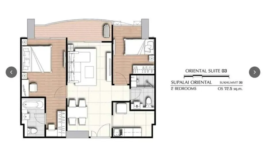 For sale and for rent 2 bedrooms condo in Watthana, Bangkok