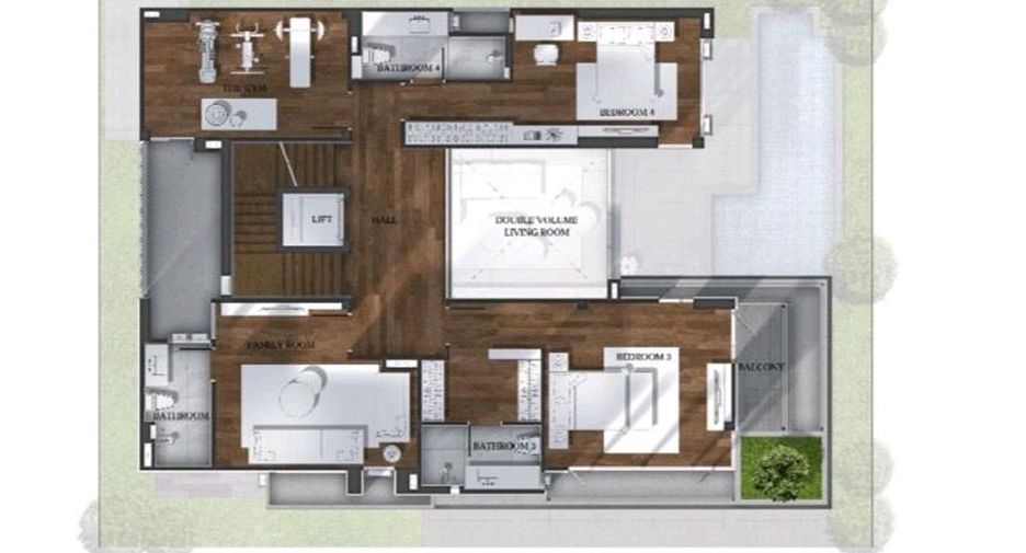 For rent 8 bedrooms house in Bang Kapi, Bangkok