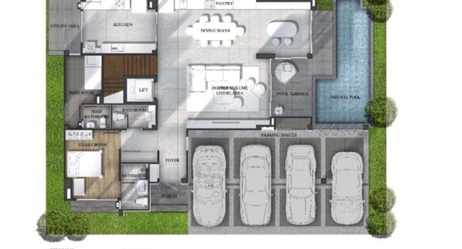 For rent 8 bedrooms house in Bang Kapi, Bangkok