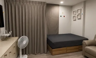 For rent studio condo in Huai Khwang, Bangkok
