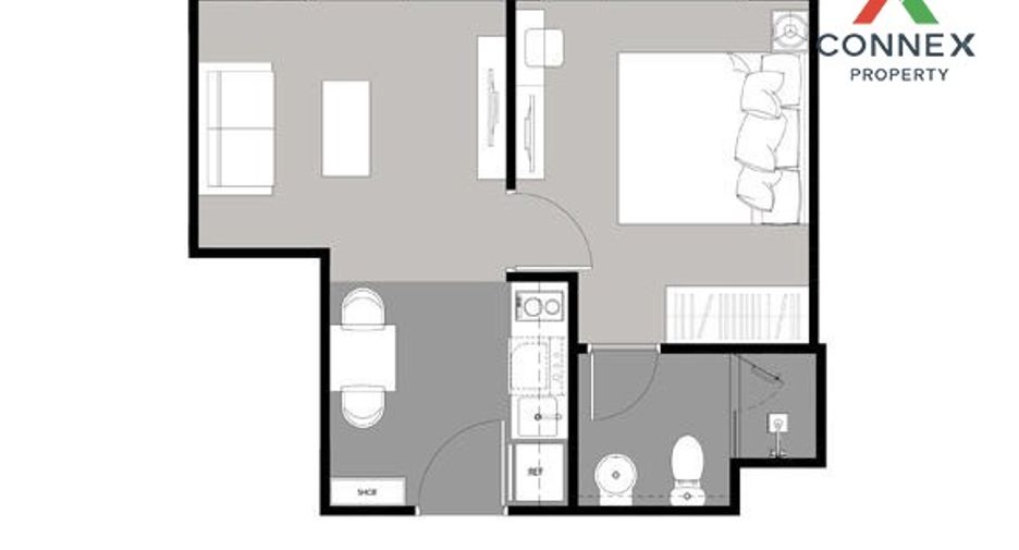 For rent 1 bed condo in Khlong Toei, Bangkok