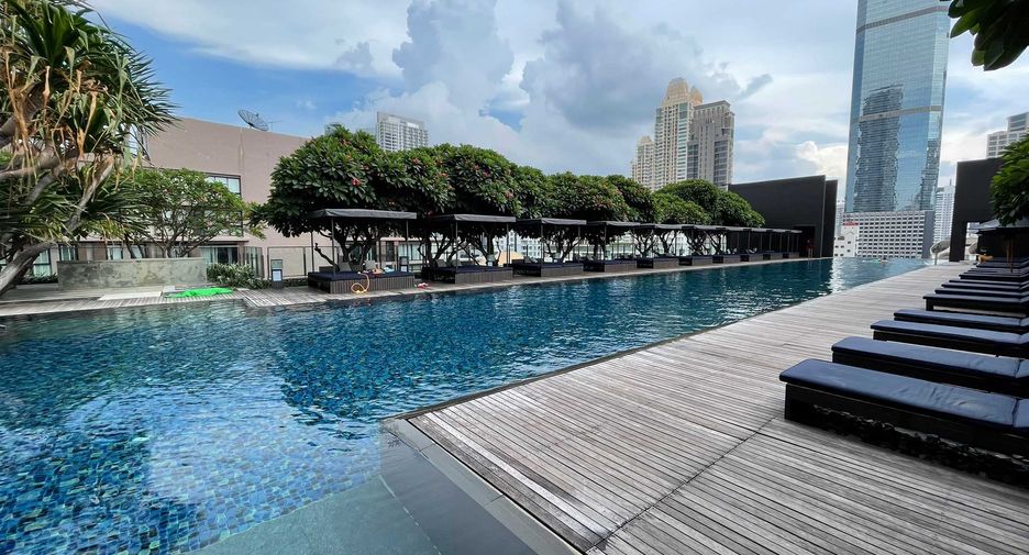 For rent 2 bedrooms condo in Sathon, Bangkok