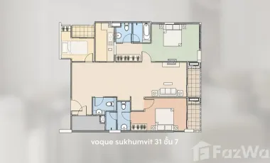 Продажа 2 спальни кондо в Щаттхана, Бангкок