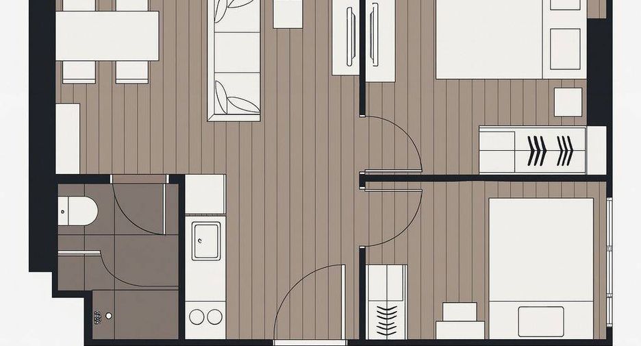 Wohnung zum Kauf mit 2 Zimmer in Bang Sue, Bangkok