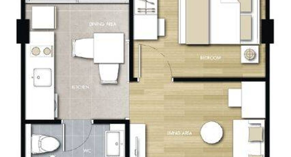 For sale 1 bed condo in Yan Nawa, Bangkok