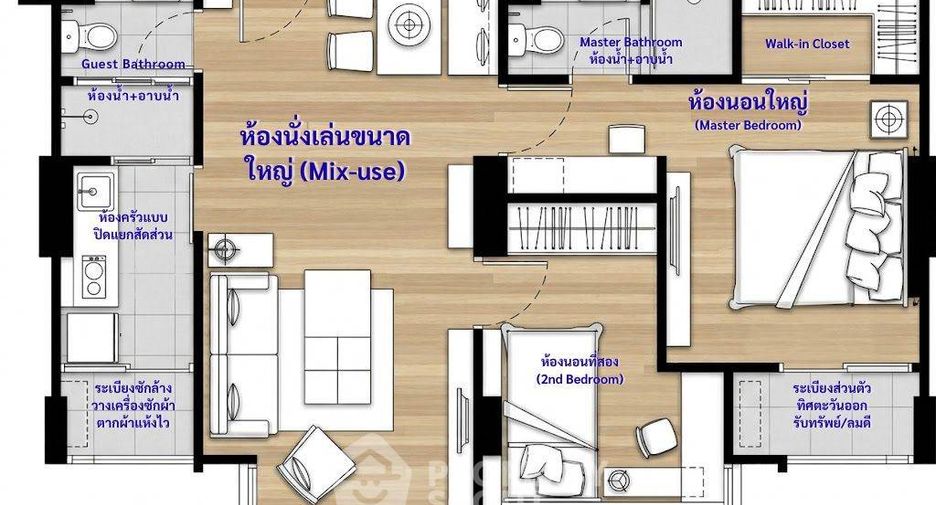 For sale 2 ベッドルーム condo in Phaya Thai, Bangkok