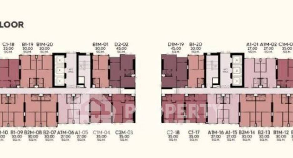 Condo en venta de 1 habitaciones en Din Daeng, Bangkok