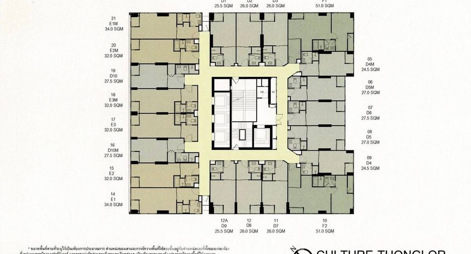 Wohnung zum Kauf mit 1 Zimmer in Khlong Toei, Bangkok