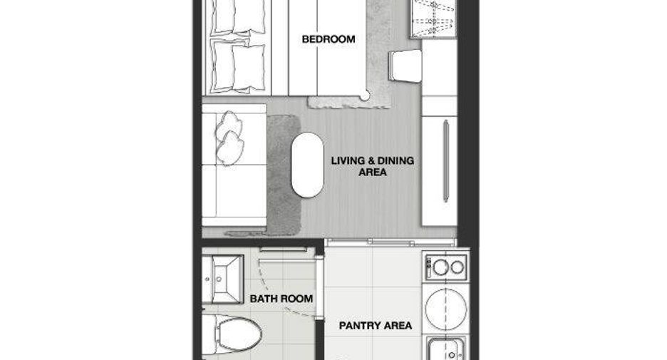 Wohnung zum Kauf mit 1 Zimmer in Watthana, Bangkok