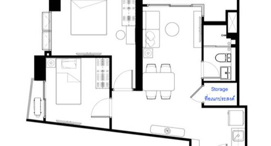 Condo en venta de 2 habitaciones en Suan Luang, Bangkok