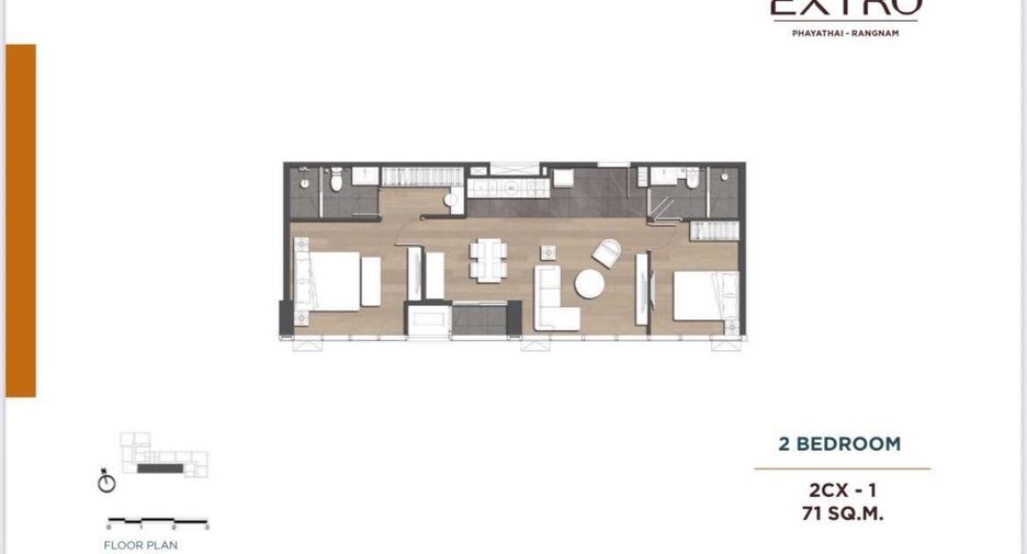 For sale 2 bedrooms condo in Ratchathewi, Bangkok