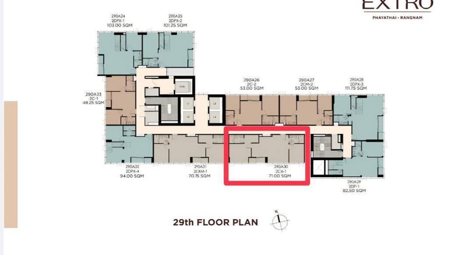 For sale 2 bedrooms condo in Ratchathewi, Bangkok