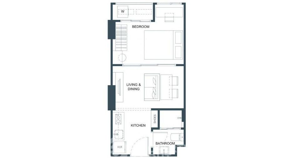 Wohnung zum Kauf mit 1 Zimmer in Khlong San, Bangkok