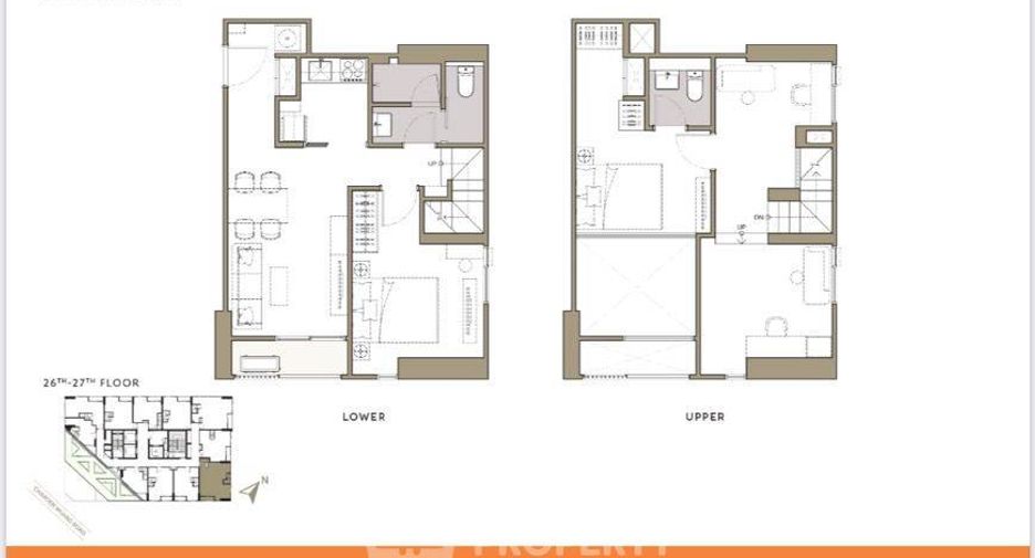 Wohnung zum Kauf mit 2 Zimmer in Bang Rak, Bangkok