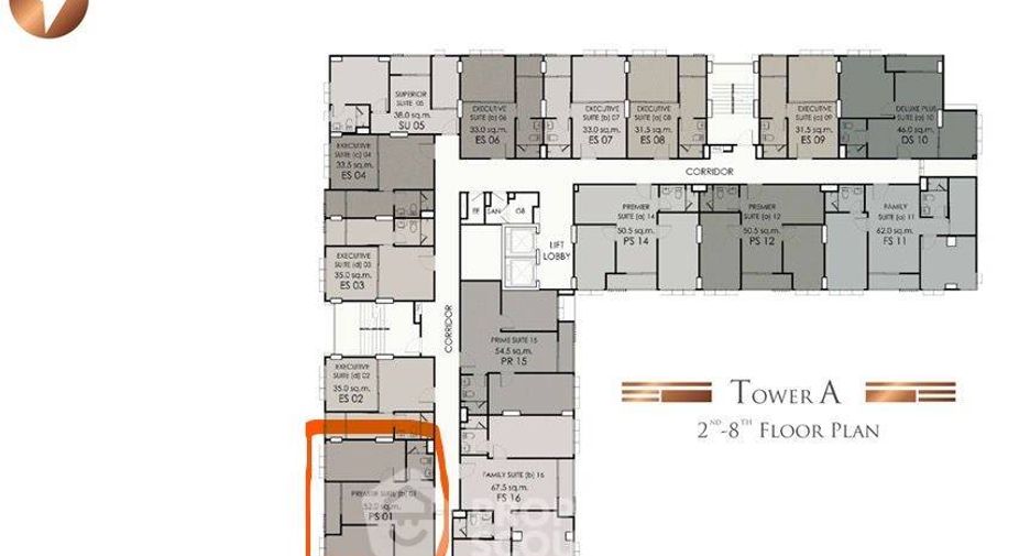 For sale 2 bedrooms condo in Huai Khwang, Bangkok