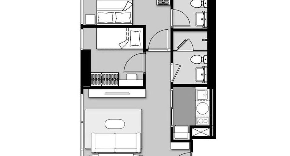 For sale 2 bedrooms condo in Ratchathewi, Bangkok