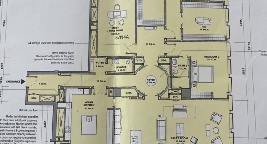 Wohnung zum Kauf mit 3 Zimmer in Sathon, Bangkok