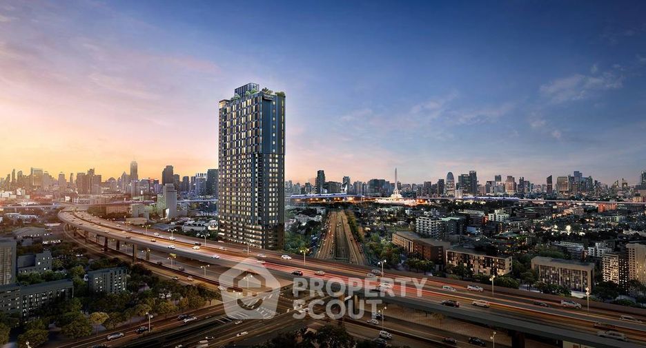 À vendre 1 chambre condo à Din Daeng, Bangkok