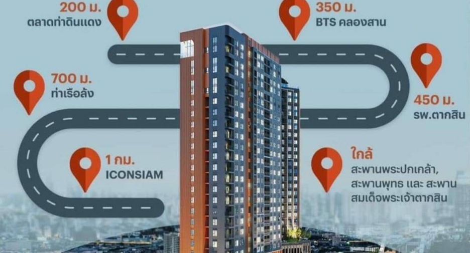 For sale 1 bed condo in Khlong San, Bangkok