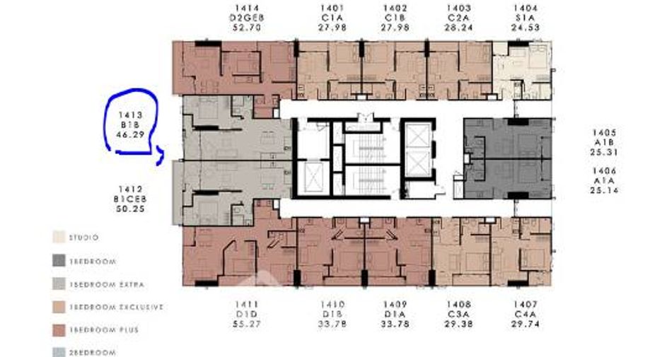 For sale 1 bed condo in Bang Sue, Bangkok