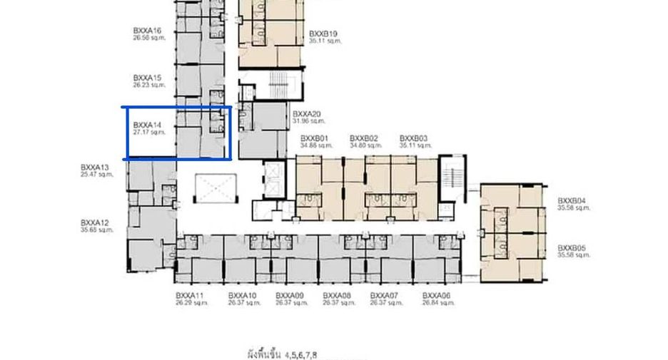 À vendre 1 chambre condo à Phra Khanong, Bangkok