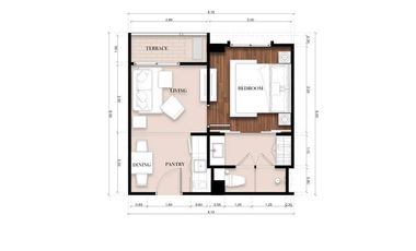 For sale 1 bed condo in Sattahip, Chonburi