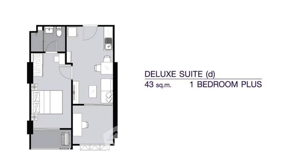 Condo en venta de 1 habitaciones en Bang Kapi, Bangkok