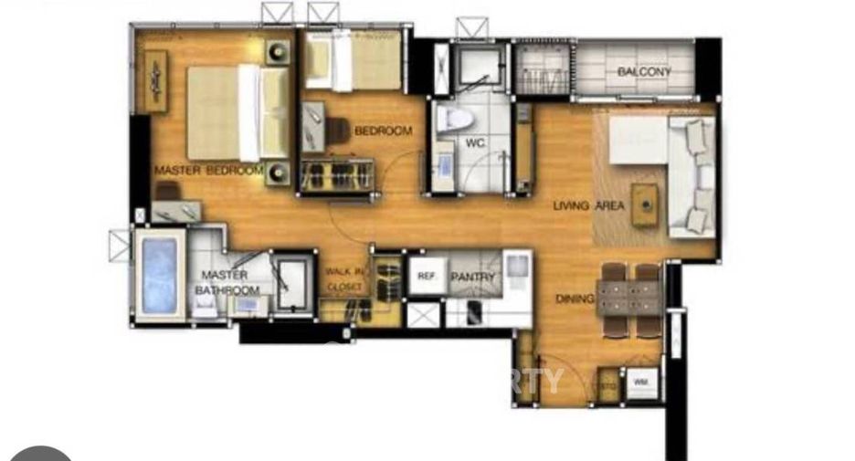 For sale 2 bedrooms condo in Watthana, Bangkok