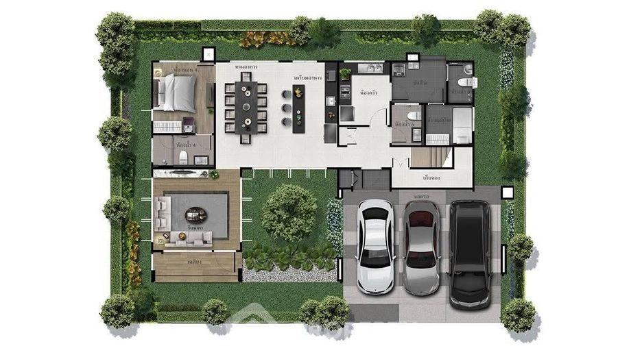 Haus zum Kauf mit 4 Zimmer in Bang Kapi, Bangkok