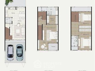 For sale 3 bedrooms townhouse in Min Buri, Bangkok
