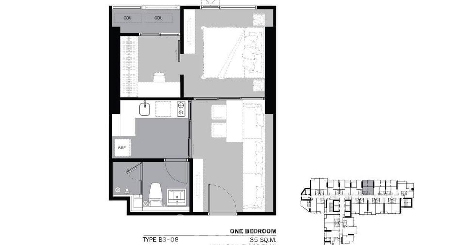 Wohnung zum Kauf mit 1 Zimmer in Chatuchak, Bangkok