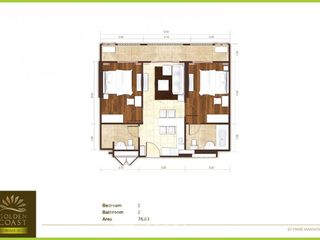 À vendre 2 chambres condo à Si Racha, Chonburi