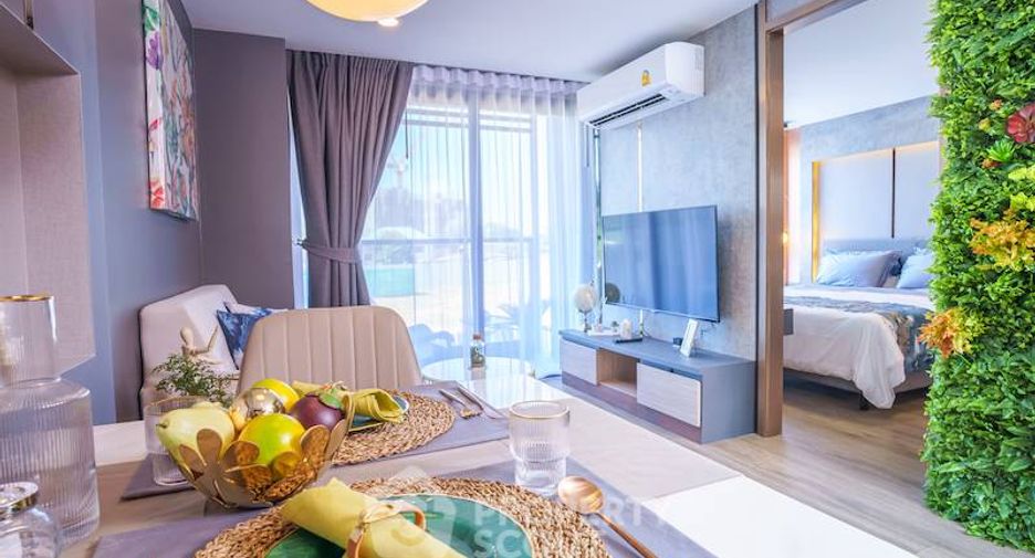 À vendre 1 chambre condo à Bang Saray, Pattaya
