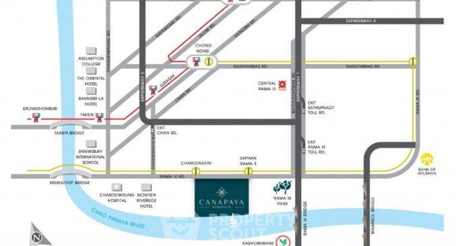 For sale 2 bedrooms condo in Bang Kho Laem, Bangkok