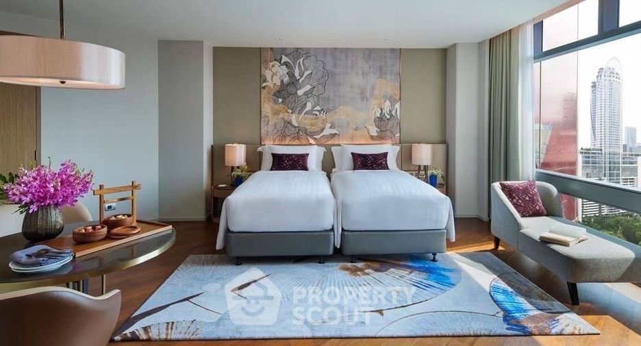 Apartment zur Miete mit 3 Zimmer in Pathum Wan, Bangkok