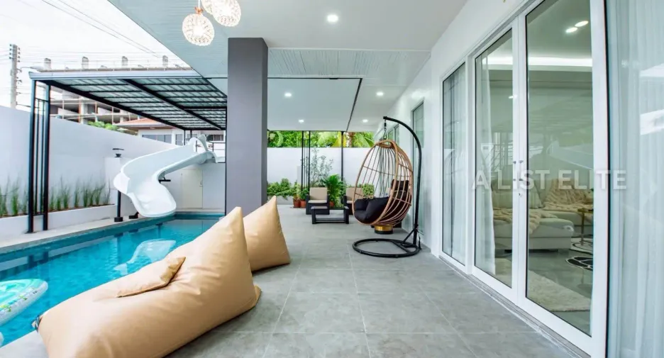 For rent 4 bedrooms house in Jomtien, Pattaya