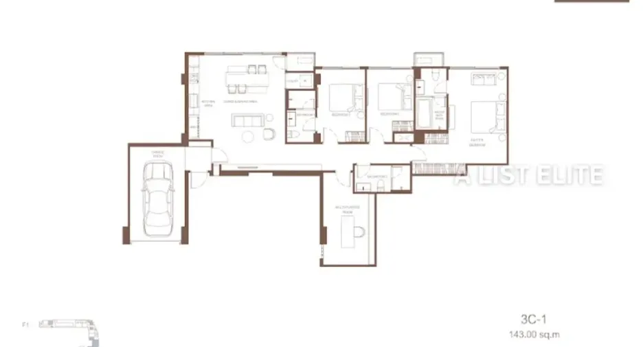 For sale 3 bedrooms condo in Khlong Toei, Bangkok