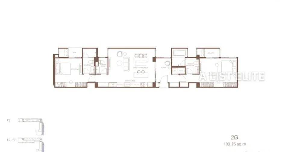 For sale 2 bedrooms condo in Khlong Toei, Bangkok