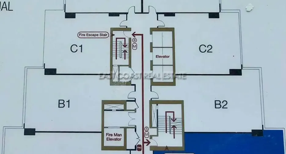 Condo en alquiler de 2 habitaciones en Na Jomtien, Pattaya