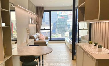 Wohnung zur Miete mit 1 Zimmer in Huai Khwang, Bangkok