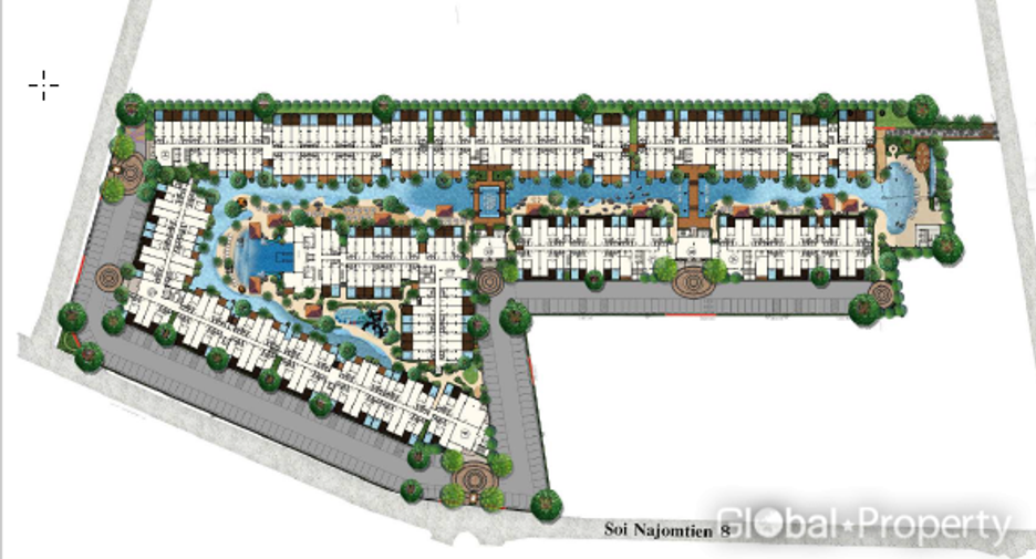 À vendre 2 chambres condo à Sattahip, Chonburi