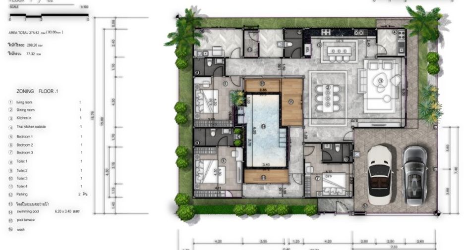For sale 3 bedrooms house in East Pattaya, Pattaya