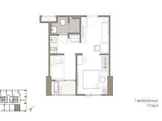 Condo en venta de 1 habitaciones en Bang Rak, Bangkok
