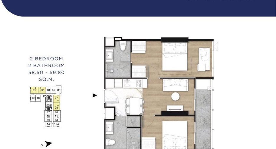 For sale 2 bedrooms condo in Central Pattaya, Pattaya