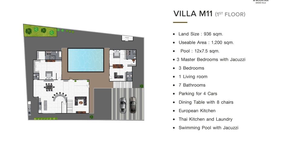 For sale 6 bedrooms villa in East Pattaya, Pattaya