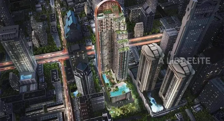 Condo en alquiler de 2 habitaciones en Sathon, Bangkok