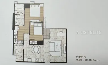 Condo en venta de 2 habitaciones en Bang Rak, Bangkok