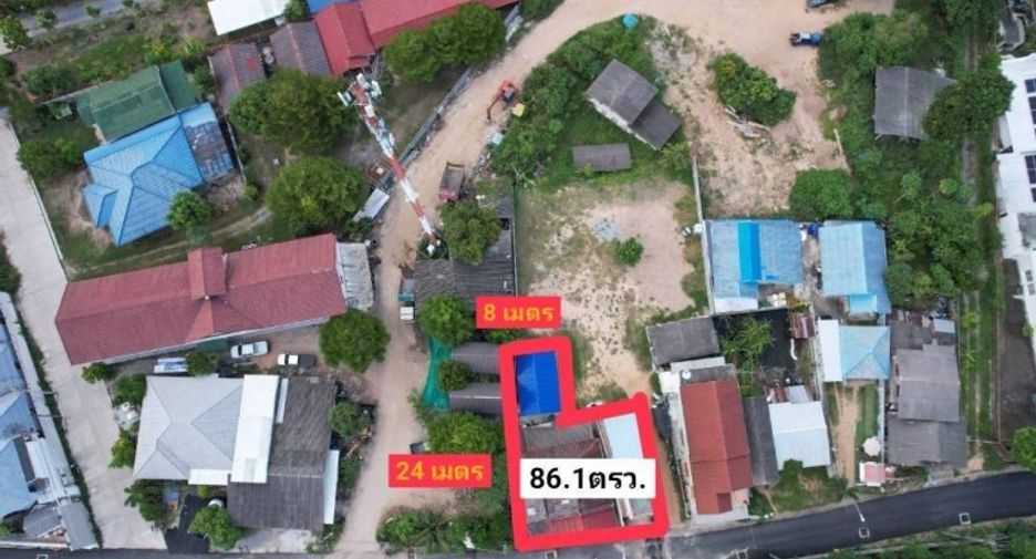À vendre terrain à Sattahip, Chonburi