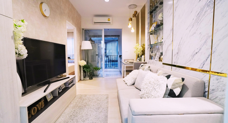 For rent 1 bed condo in Mueang Samut Prakan, Samut Prakan